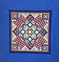 Needlepoint Border Circuits Design